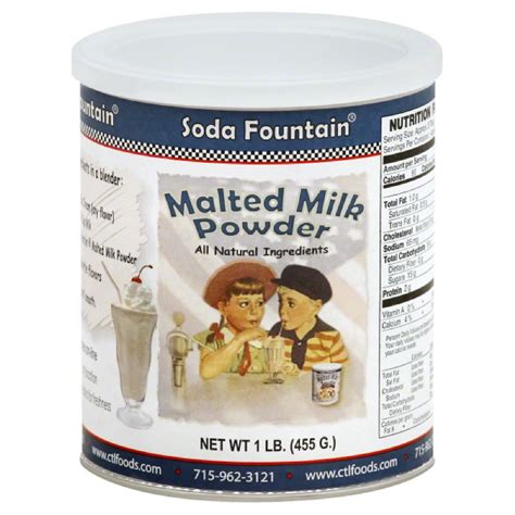 unsweetened malted milk powder.